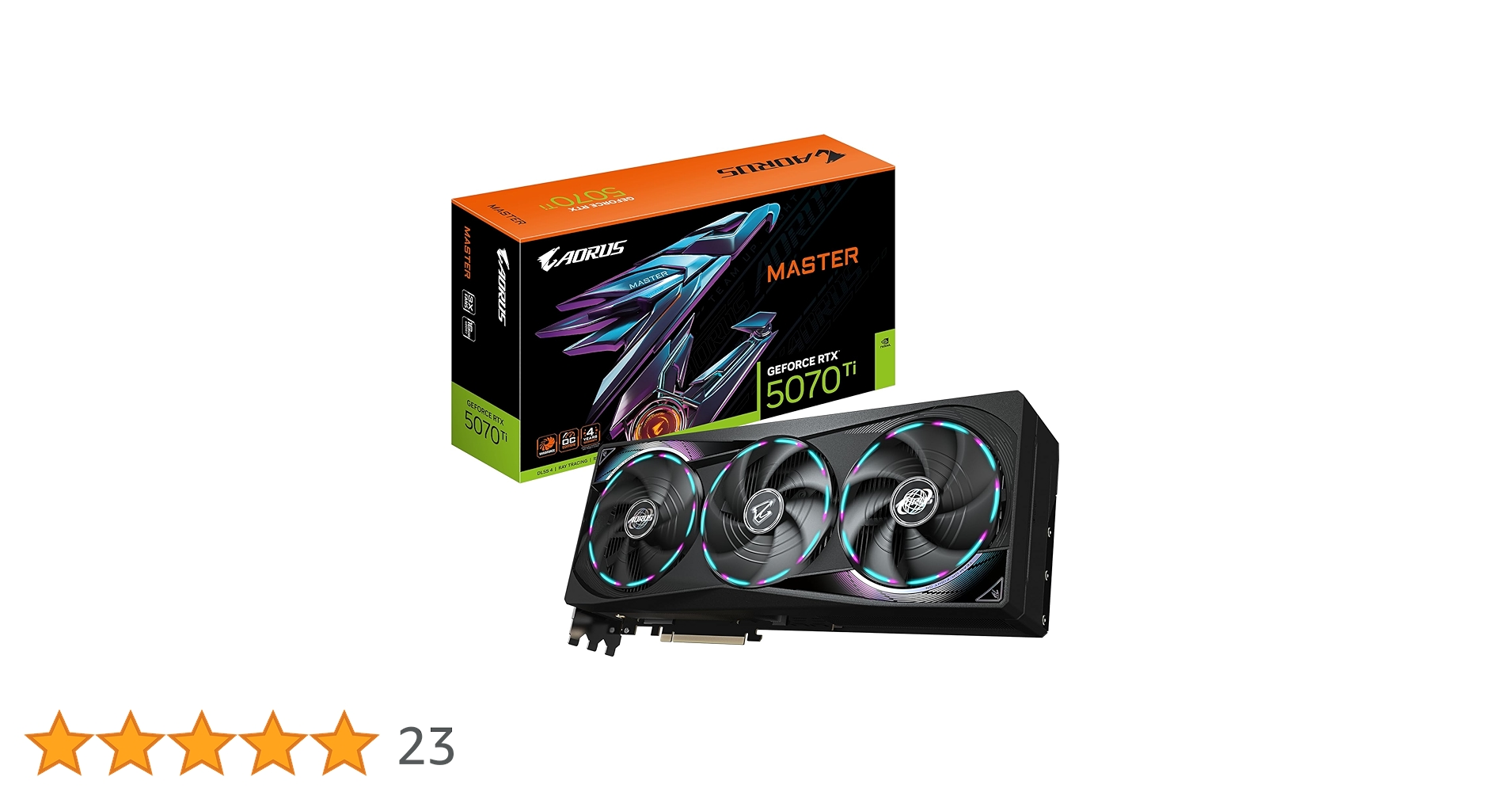 グラフィックボード・グラボ・ビデオカード GIGABYTE AORUSMASTER GEFORCE RTX 5070 Ti AORUS GeForce RTX™ 5070 Ti MASTER 16G｜AORUS - GIGABYTE Global